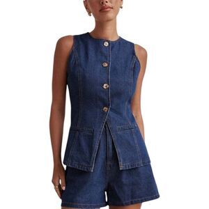 Teodora Womens  2Pc Vest & Short Set